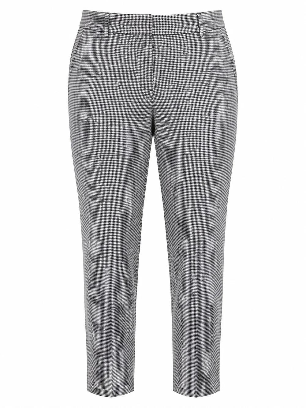 TALBOTS | Hampshire Ankle Pants Black White Houndstooth Straight Leg | 18W